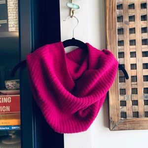 BENETTON Angora Wool funnel neck cowl warmer scarf